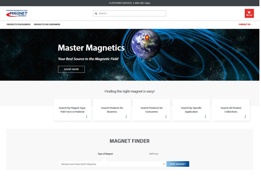 Master Magnetics Launches New Website