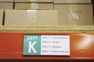 Magnetic Shelf Labels