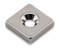 Neodymium Countersunk Block Magnet