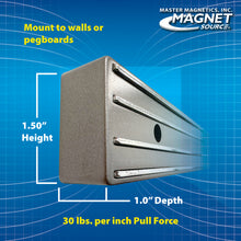 Load image into Gallery viewer, 07578 12&quot; Magnetic Tool Bar¸ Screw Mount - Bottom View