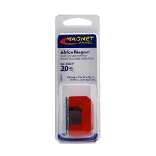 Load image into Gallery viewer, 07271 Alnico Horseshoe Magnet with Keeper - Side View