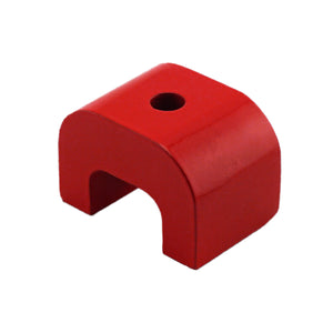 HS811NS01 Alnico Horseshoe Magnet with Keeper - 45 Degree Angle View