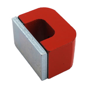HS811NS01 Alnico Horseshoe Magnet with Keeper - 45 Degree Angle View