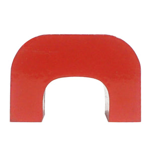 HS811NS01 Alnico Horseshoe Magnet with Keeper - Back View