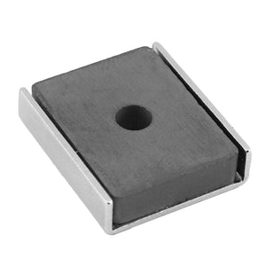 07220 Ceramic Latch Magnet Channel Assemblies (2pk) - 45 Degree Angle View