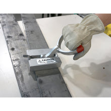 Load image into Gallery viewer, BC100C Ceramic Magnetic Gripper with Quick Release - In Use