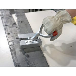 BC100C Ceramic Magnetic Gripper with Quick Release - In Use