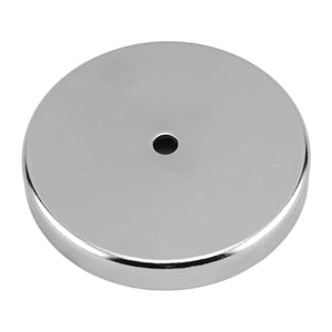 RB45C Ceramic Round Base Magnet - 45 Degree Angle View
