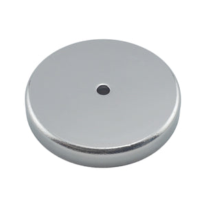 RB60C Ceramic Round Base Magnet - 45 Degree Angle View