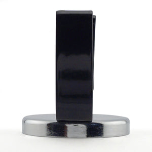 RB50BVCC Ceramic Round Base Magnet with Black Spring Clamp - Back View