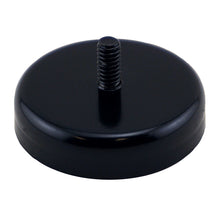 Load image into Gallery viewer, CACM200BPC Ceramic Round Base Magnet with Male Thread - 45 Degree Angle View