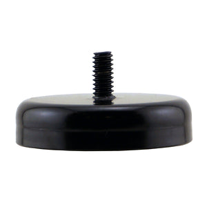 CACM200BPC Ceramic Round Base Magnet with Male Thread - Side View