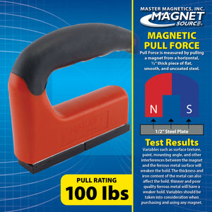 07501 Ergonomic Handle Magnet - Back of Packaging