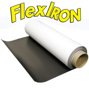 ZGNFS1248PET75C FlexIRON™ Magnetic Receptive Sheet - White Vinyl - 