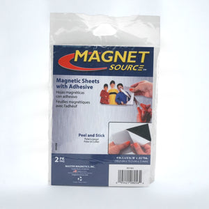 08056 Flexible Magnetic Sheets with Adhesive (2pk) - Back View