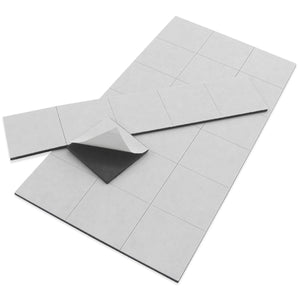 08057 Flexible Magnetic Squares with Adhesive (24pk) - 45 Degree Angle View