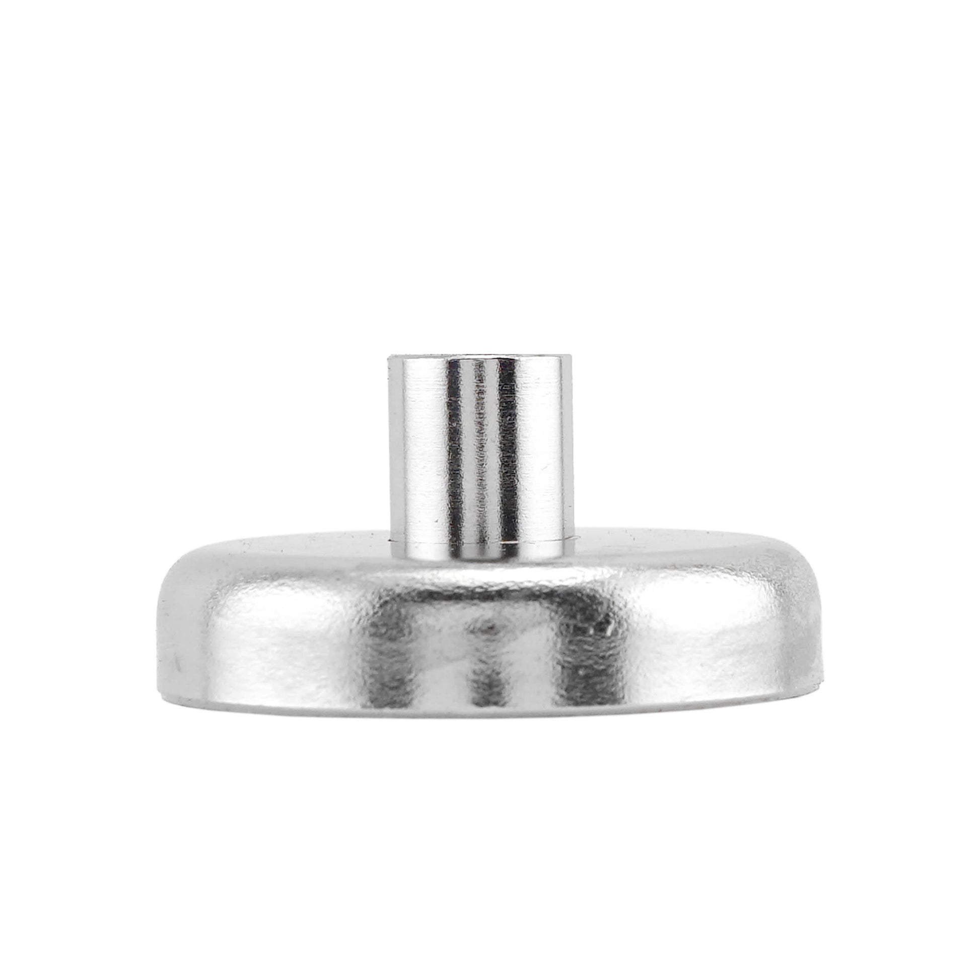 Load image into Gallery viewer, NACF141 Grade 42 Neodymium Round Base Magnet with Female Thread - Side View