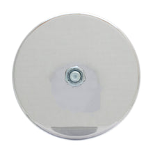 Load image into Gallery viewer, RB80B3N Heavy-Duty Ceramic Round Base Magnet with Bolt and Nuts - Bottom View