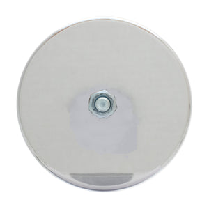 RB80B3N Heavy-Duty Ceramic Round Base Magnet with Bolt and Nuts - Bottom View