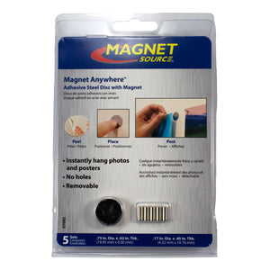 07092 Magnet Anywhere™ (5pk) - Side View