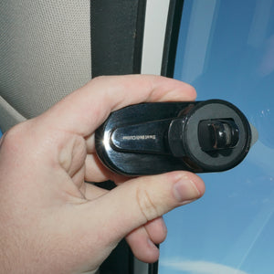 MCVPM02BX Magnetic Cell Phone Mount 3-in-1, Car Vent Attachment - In Use - Hand Holding Mount