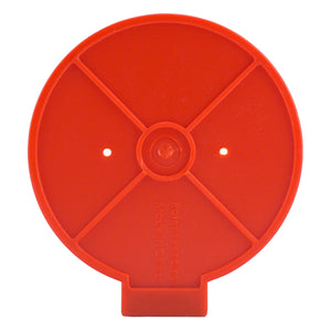 07582 Magnetic Cup Caddy™, Red - Back View