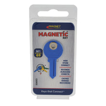 Load image into Gallery viewer, 50693 Magnetic Key, M1-69 Blue - Side View