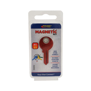 50692 Magnetic Key, M1-69 Red - Side View