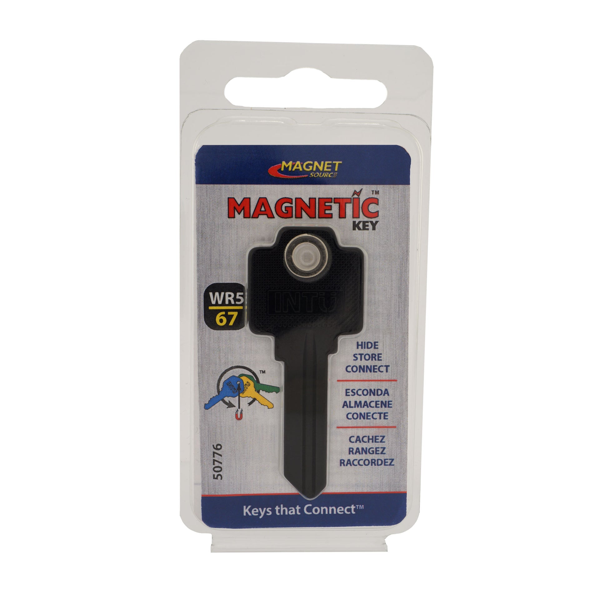 Load image into Gallery viewer, 50776 Magnetic Key, WR5-67 Black - Side View