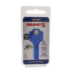 50773 Magnetic Key, WR5-67 Blue - Side View