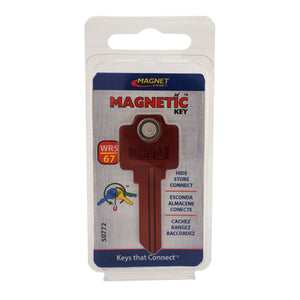 50772 Magnetic Key, WR5-67 Red - Side View