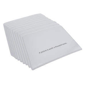 ZGPHP3.5X5MW-CX10 Magnetic Labeling Pocket, Sleeve (10pk) - 45 Degree Angle View