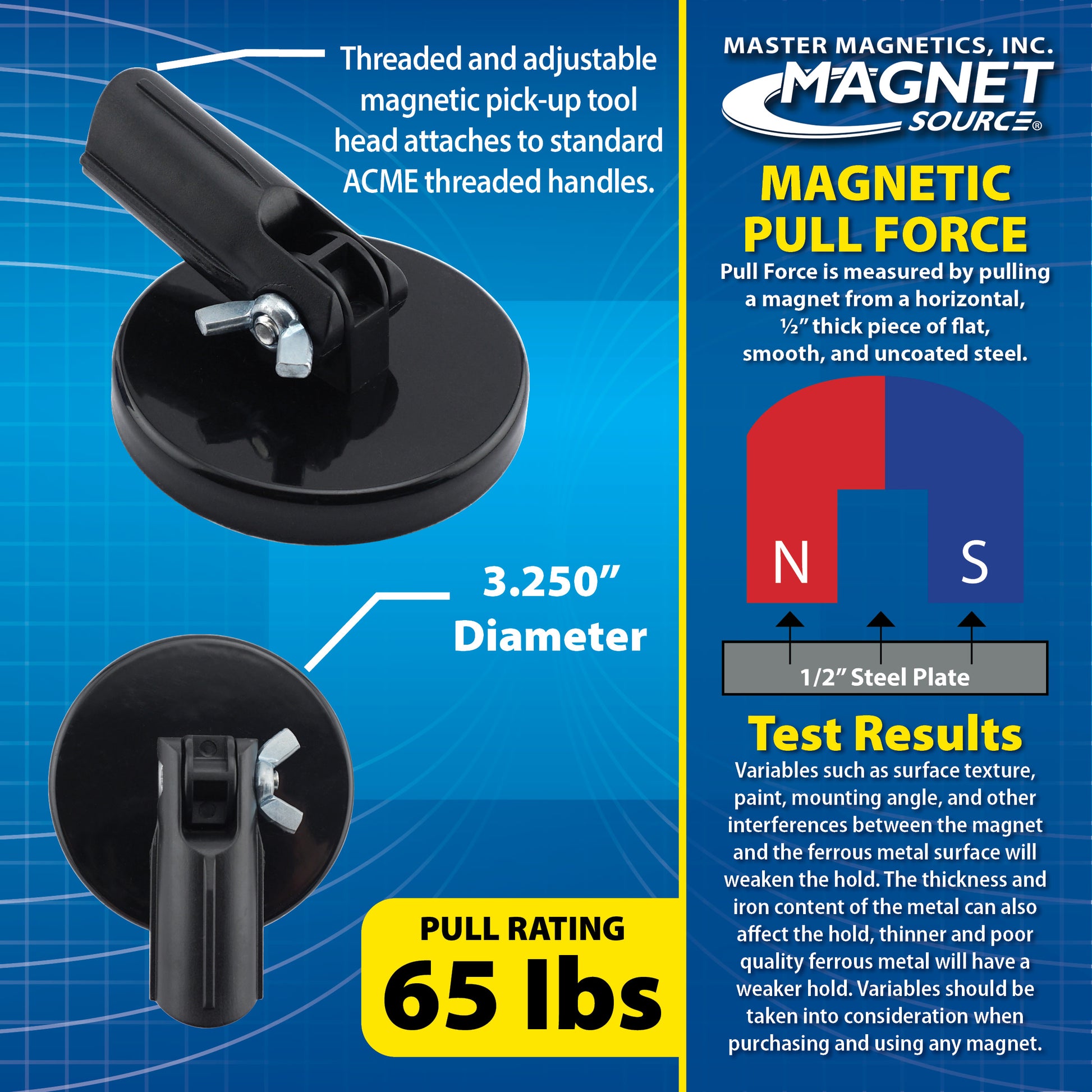 Load image into Gallery viewer, 07508 Magnetic Pick-Up Tool Attachment - Side View