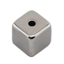 Load image into Gallery viewer, NB002557NS02 Neodymium Block Magnet with hole - Front View
