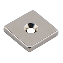 Load image into Gallery viewer, NB001817NCTS Neodymium Countersunk Block Magnet - Front View