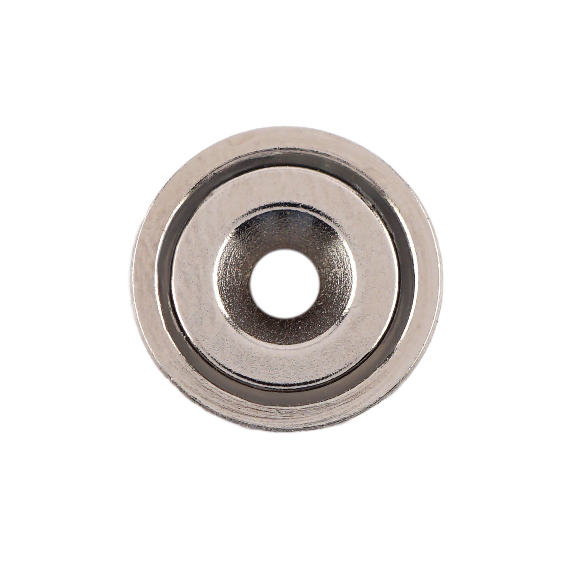 Load image into Gallery viewer, NAC006200NBX Neodymium Countersunk Round Base Assembly - Top View