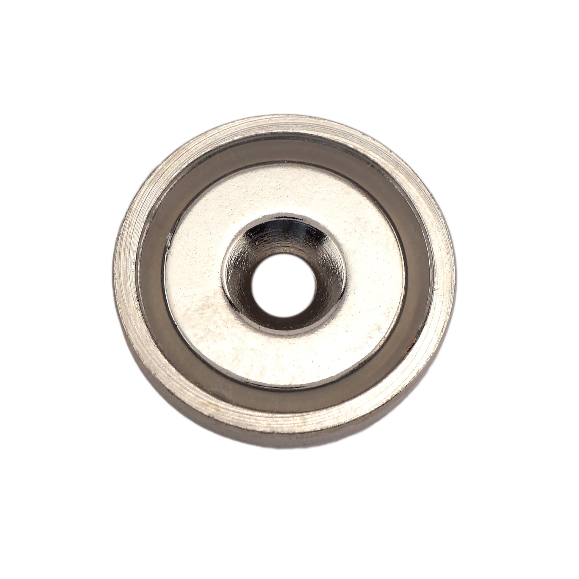 Load image into Gallery viewer, NAC010000NBX Neodymium Countersunk Round Base Assembly - Top View