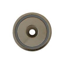 Load image into Gallery viewer, NAC017500NBX Neodymium Countersunk Round Base Assembly - Top View