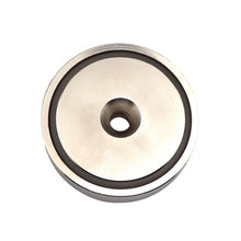 Load image into Gallery viewer, NAC030000NBX Neodymium Countersunk Round Base Assembly - Top View