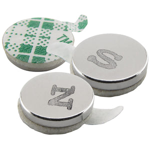 07526 Neodymium Disc Magnets with Adhesive (12pk) - In Use