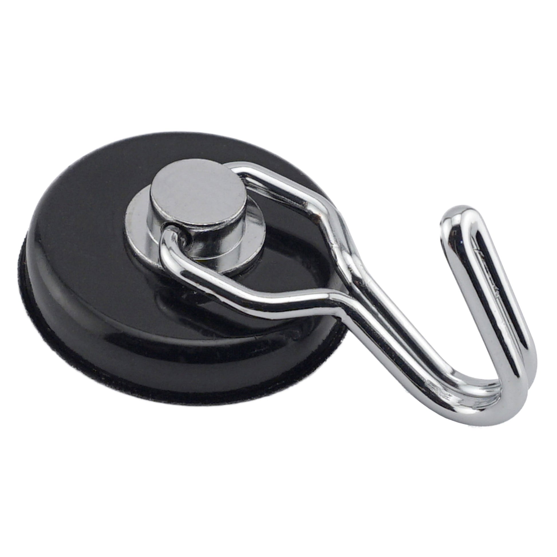 Load image into Gallery viewer, 07580 Neodymium Rotating and Swinging Magnetic Hook - 45 Degree Angle View