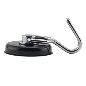 MHHH07580BX Neodymium Rotating and Swinging Magnetic Hook - Side View