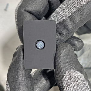 NABR2502 Neodymium Rubber-Coated Mounting Block - Closeup View