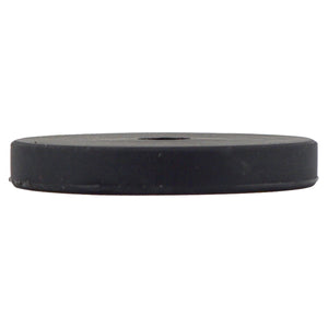 NADR169F Neodymium Rubber Coated Round Base Magnet with Female Thread - Side View
