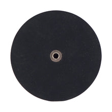Load image into Gallery viewer, NADR257F Neodymium Rubber Coated Round Base Magnet with Female Thread - Bottom View