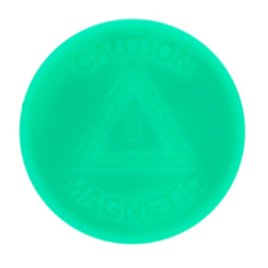 SND100G Neodymium Silicone-Covered Disc Magnet - Bottom View