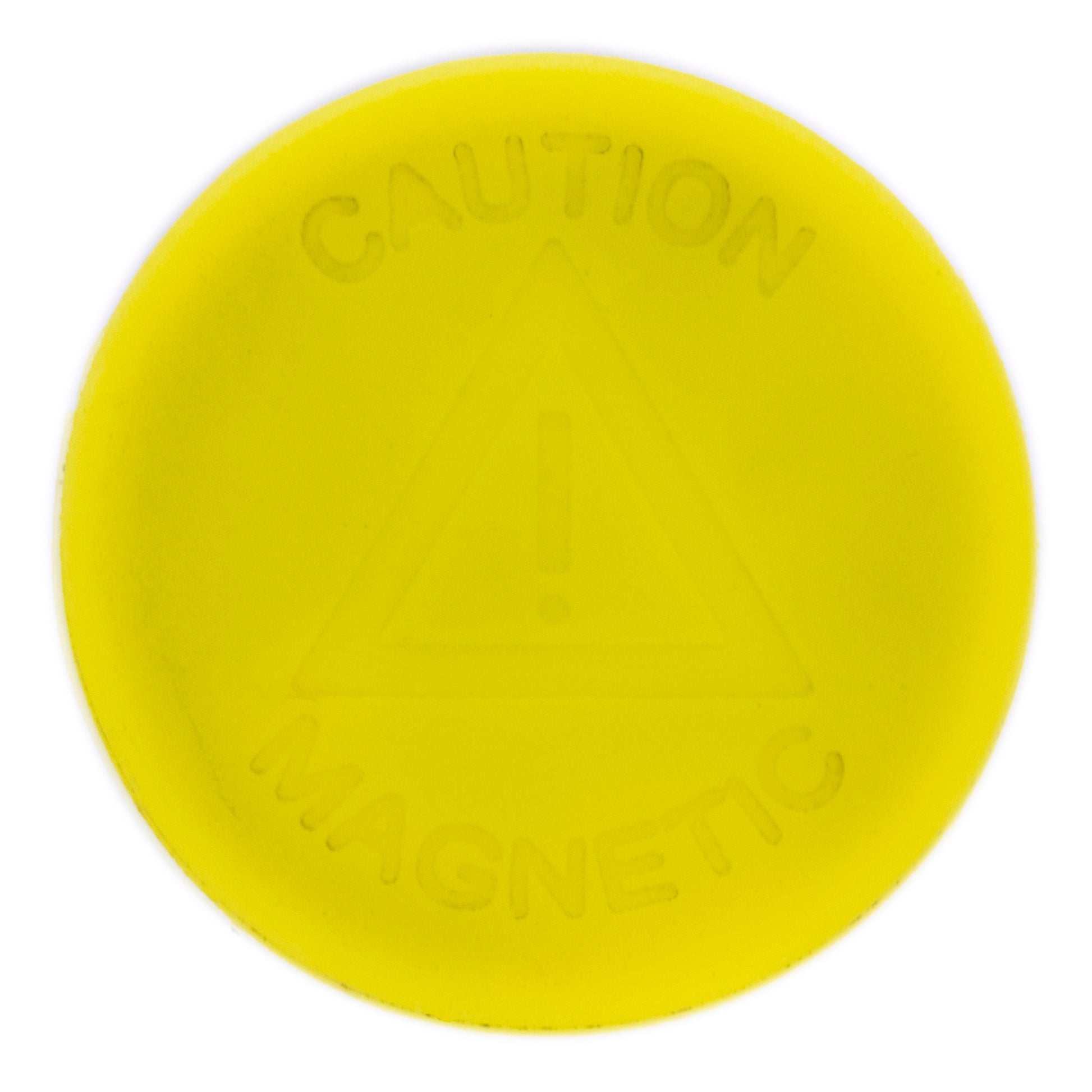 Load image into Gallery viewer, SND100Y Neodymium Silicone-Covered Disc Magnet - Bottom View