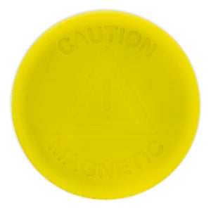 SND100Y Neodymium Silicone-Covered Disc Magnet - Bottom View