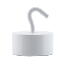 Load image into Gallery viewer, MHHH61 Neodymium White Magnetic Hook - Back View
