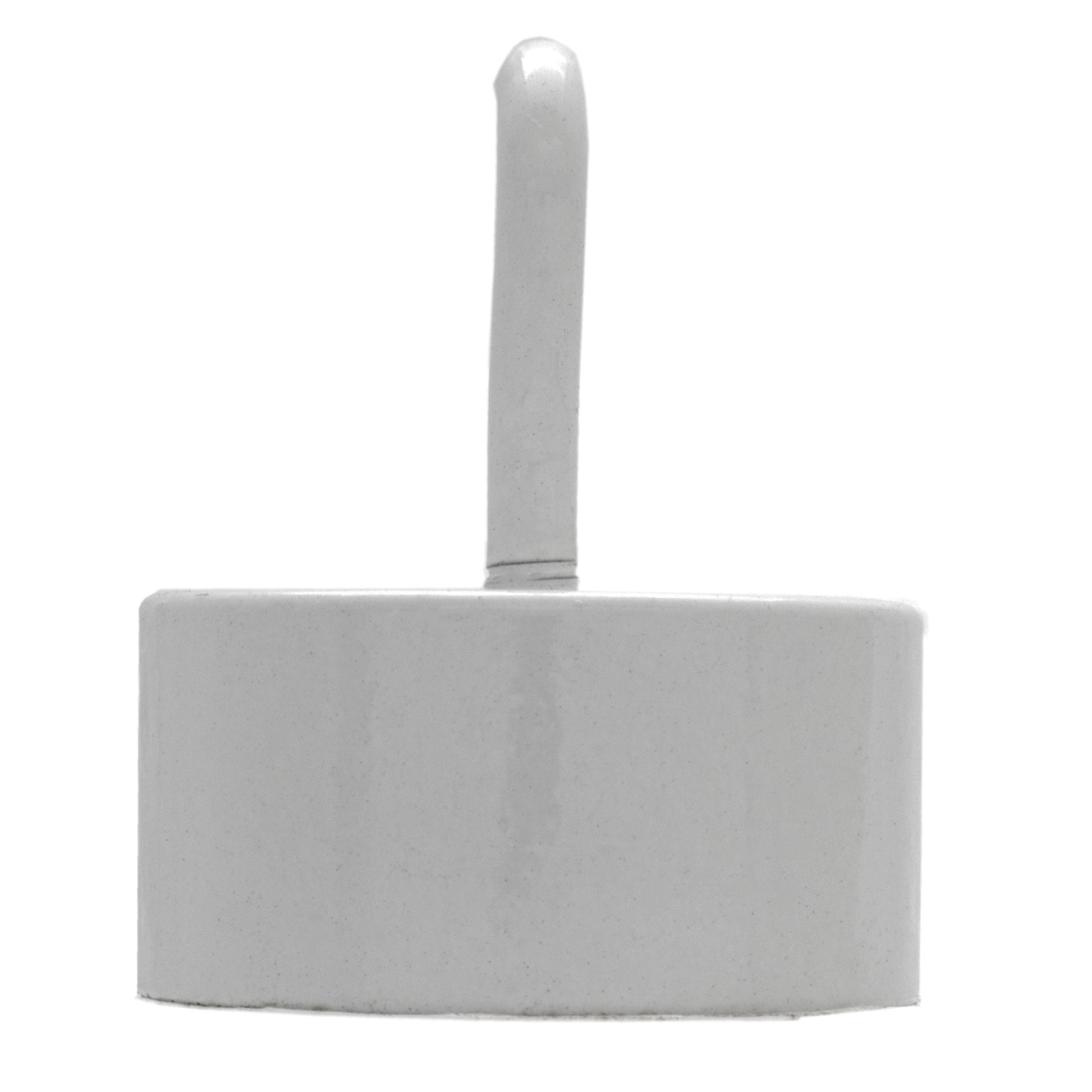Load image into Gallery viewer, MHHH61 Neodymium White Magnetic Hook - Front View